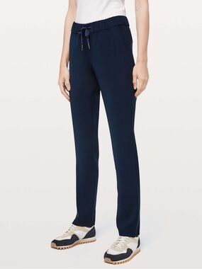 Lululemon On The Fly Pant *Woven Full Length 31" True Navy Size 0
